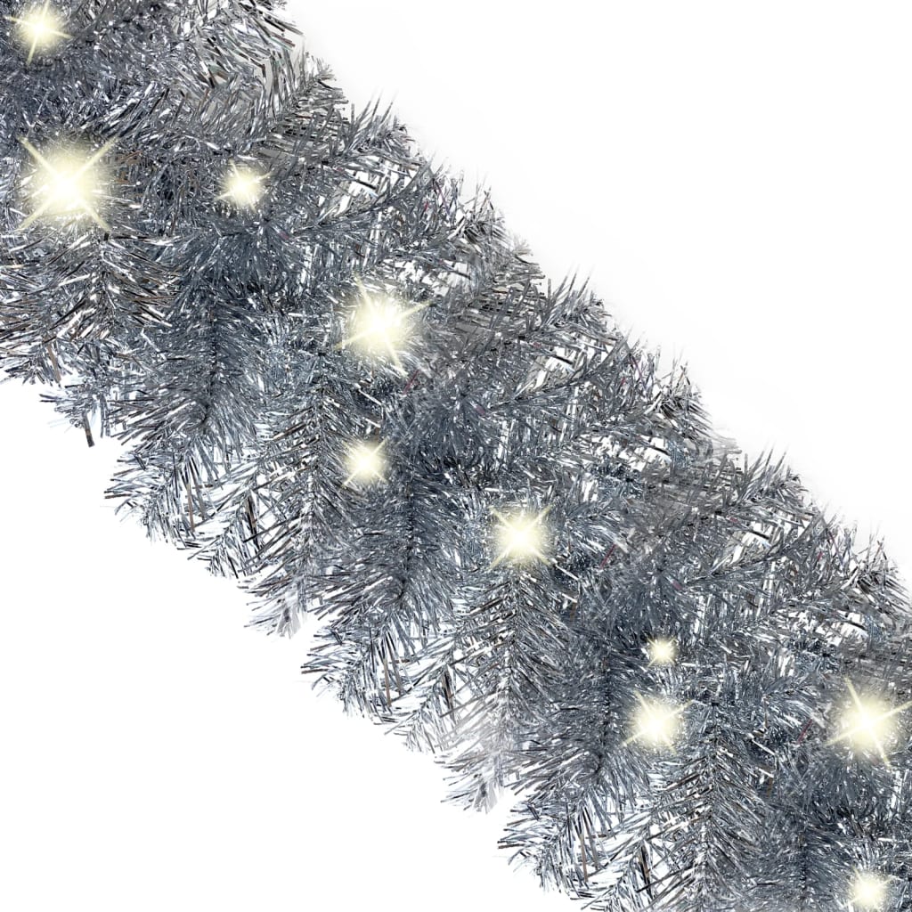 8720286363621_g_en_hd_4 vidaXL Christmas Garland with LED Lights 20 m Silver - Image 5