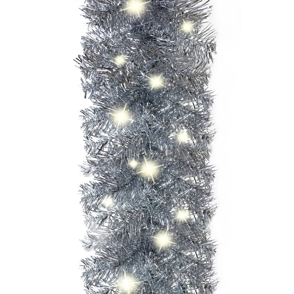 8720286363621_g_en_hd_5 vidaXL Christmas Garland with LED Lights 20 m Silver - Image 6