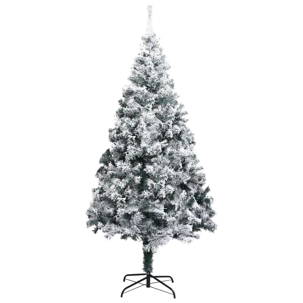 8720286364758_g_en_hd_1 vidaXL Artificial Christmas Tree with Flocked Snow Green 300 cm PVC - Image 2