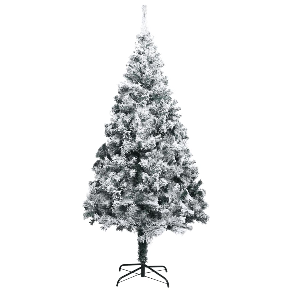 8720286364765_g_en_hd_1 vidaXL Artificial Christmas Tree with Flocked Snow Green 400cm PVC - Image 2