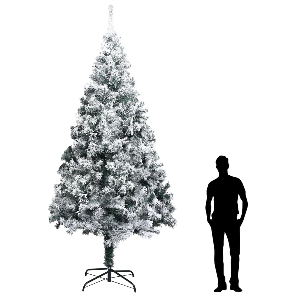 8720286364765_g_en_hd_5 vidaXL Artificial Christmas Tree with Flocked Snow Green 400cm PVC - Image 6