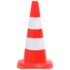 vidaXL Reflective Traffic Cones 20 pcs Red and White 50 cm - Image 3