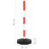 vidaXL Chain Post Set with 10 m Plastic Chain - Image 9