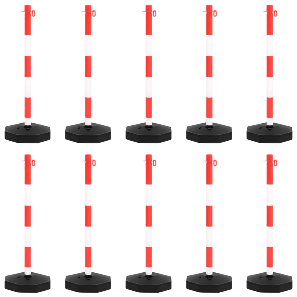 8720286365236_g_en_hd_1 vidaXL Chain Post Set with 10 m Plastic Chain - Image 2