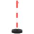 vidaXL Chain Post Set with 10 m Plastic Chain - Image 3