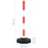 vidaXL Chain Post Set with 10 m Plastic Chain - Image 9