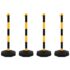 vidaXL Chain Post Set with 10 m Plastic Chain - Image 2