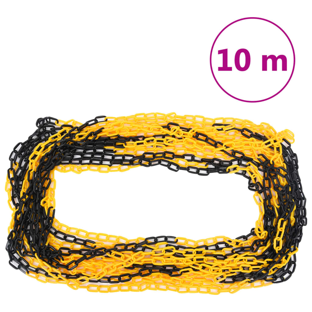 8720286365267_g_en_hd_7 vidaXL Chain Post Set with 10 m Plastic Chain - Image 8