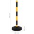vidaXL Chain Post Set with 10 m Plastic Chain - Image 9