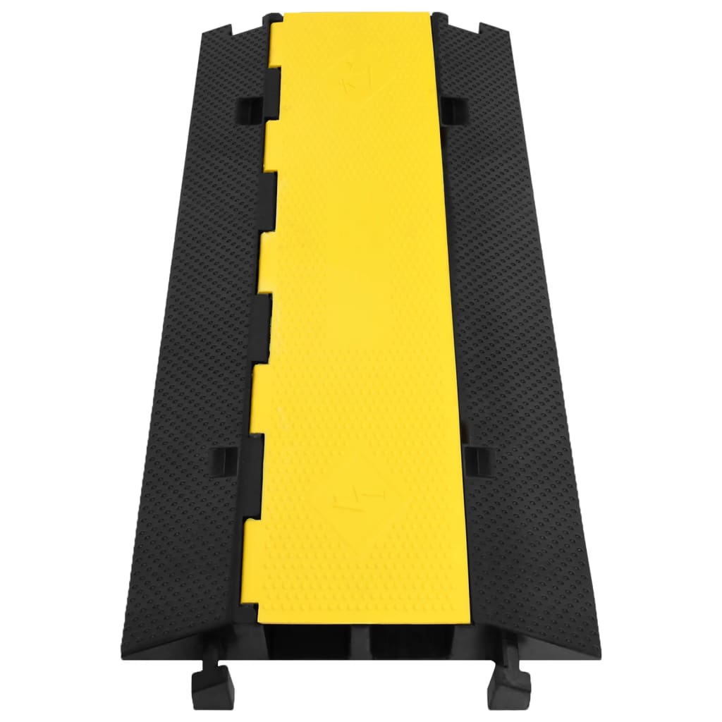 8720286365335_g_en_hd_1 vidaXL Cable Protector Ramp with 2 Channels 100 cm Rubber - Image 2