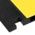 vidaXL Cable Protector Ramp with 2 Channels 100 cm Rubber - Image 6