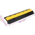 vidaXL Cable Protector Ramp with 2 Channels 100 cm Rubber - Image 7