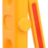 vidaXL Folding Traffic Barrier Yellow and Black 250x38x96 cm - Image 8