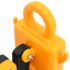 vidaXL Folding Traffic Barrier Yellow and Black 250x38x96 cm - Image 9