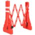 vidaXL Folding Traffic Barrier Red 210x50x105 cm - Image 2