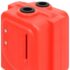 vidaXL Folding Traffic Barrier Red 210x50x105 cm - Image 9