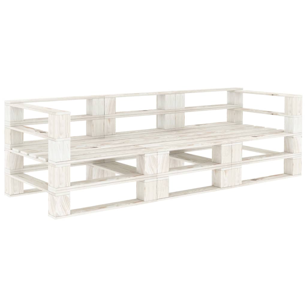 8720286368299_a_en_hd_1 vidaXL Garden Pallet Sofa White 3-Seater Wood - Image 1