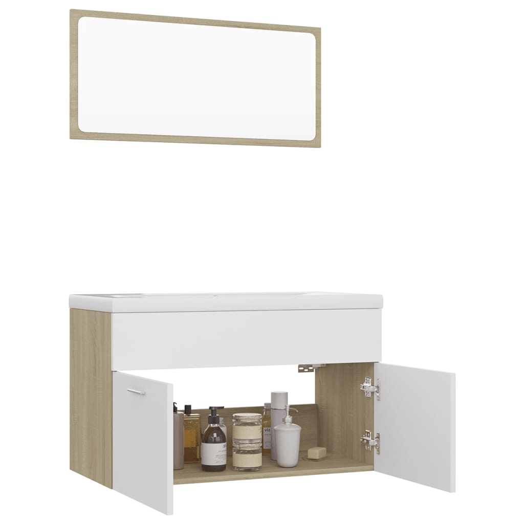 8720286371190_g_en_hd_2 vidaXL Bathroom Furniture Set White and Sonoma Oak Engineered Wood - Image 4