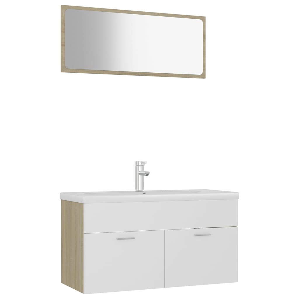 8720286371282_a_en_hd_1 vidaXL Bathroom Furniture Set White and Sonoma Oak Engineered Wood - Image 2