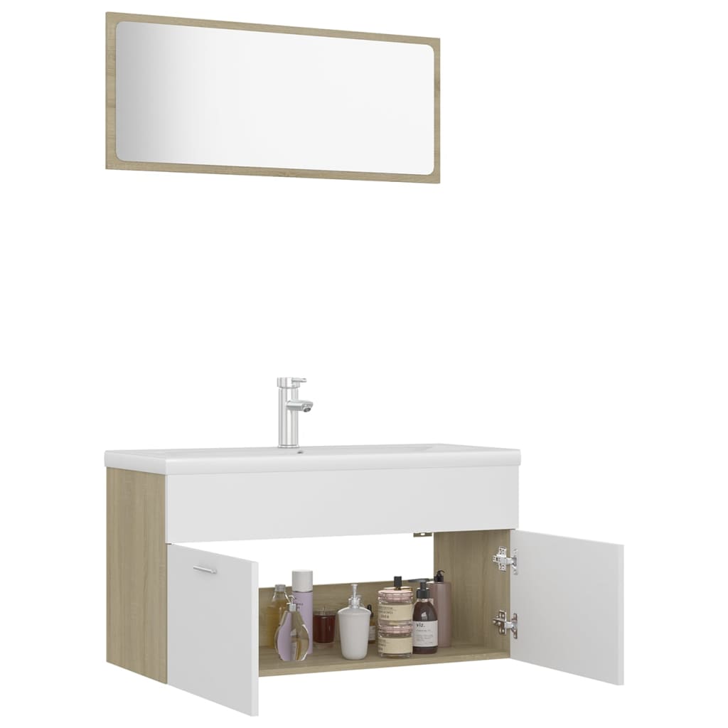 8720286371282_g_en_hd_2 vidaXL Bathroom Furniture Set White and Sonoma Oak Engineered Wood - Image 4