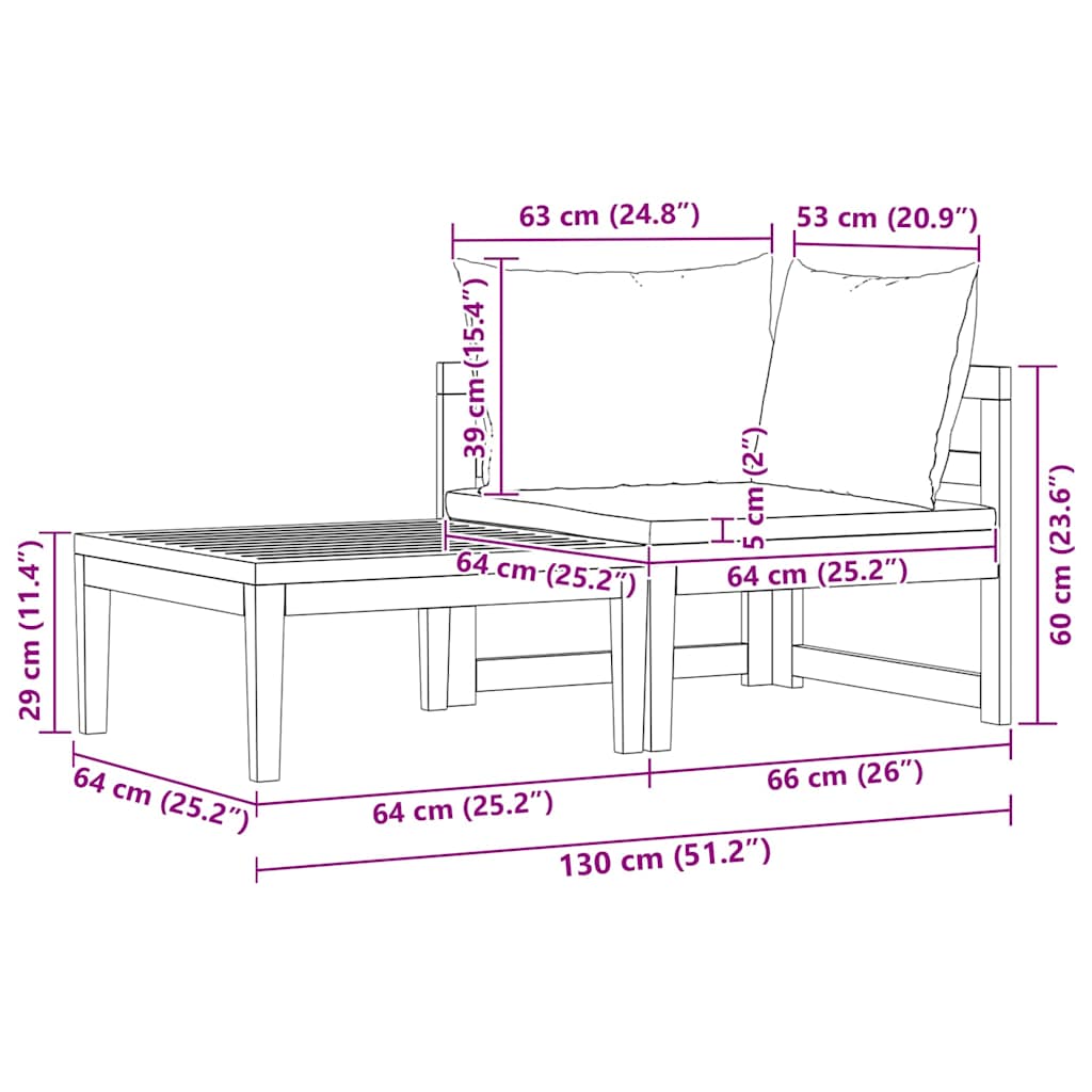 8720286380291_g_en_hd_8 vidaXL 2 Piece Garden Lounge Set with Cream White Cushions Acacia Wood - Image 10
