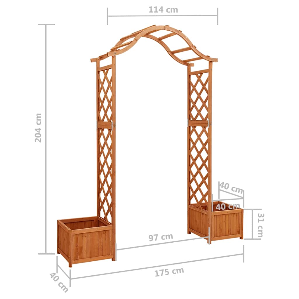 8720286380666_g_en_hd_5 vidaXL Garden Pergola with Planter Solid Firwood - Image 7