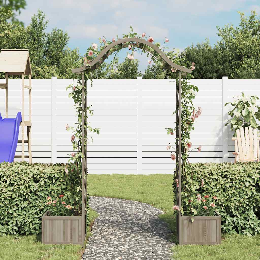 8720286380703_g_en_hd_1 vidaXL Garden Pergola with Planter Grey Solid Firwood - Image 3