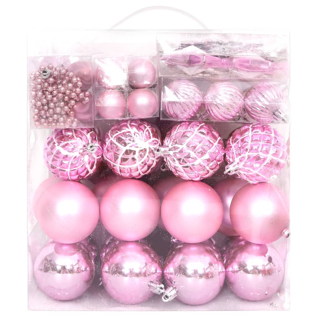 8720286380727_g_en_hd_2 vidaXL 65 Piece Christmas Bauble Set Pink/Red/White - Image 3