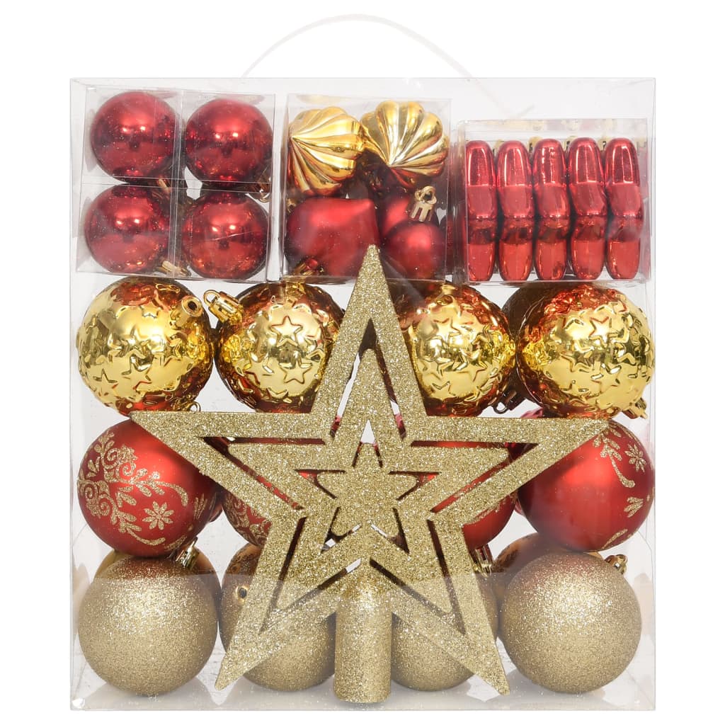 8720286380734_g_en_hd_1 vidaXL 70 Piece Christmas Bauble Set Gold and Red - Image 2