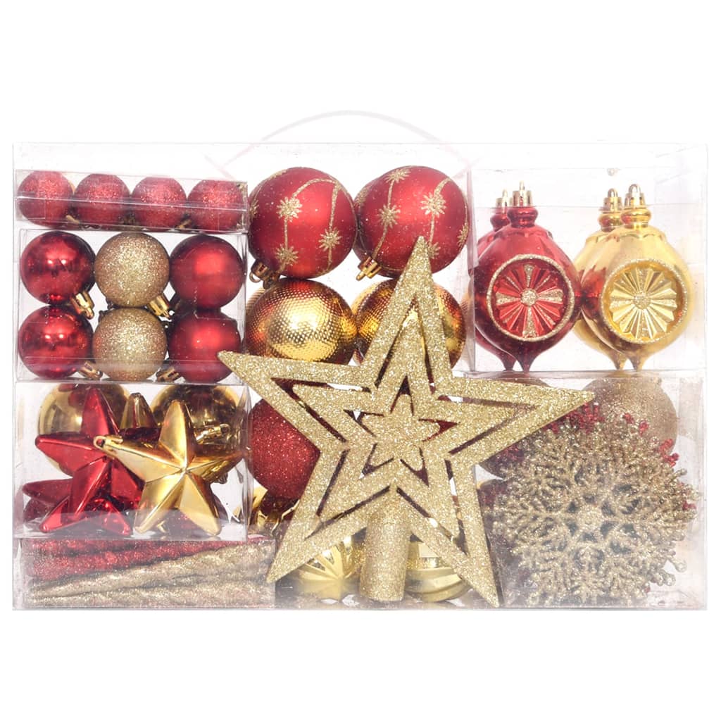 8720286380765_g_en_hd_1 vidaXL 108 Piece Christmas Bauble Set Gold and Red - Image 2
