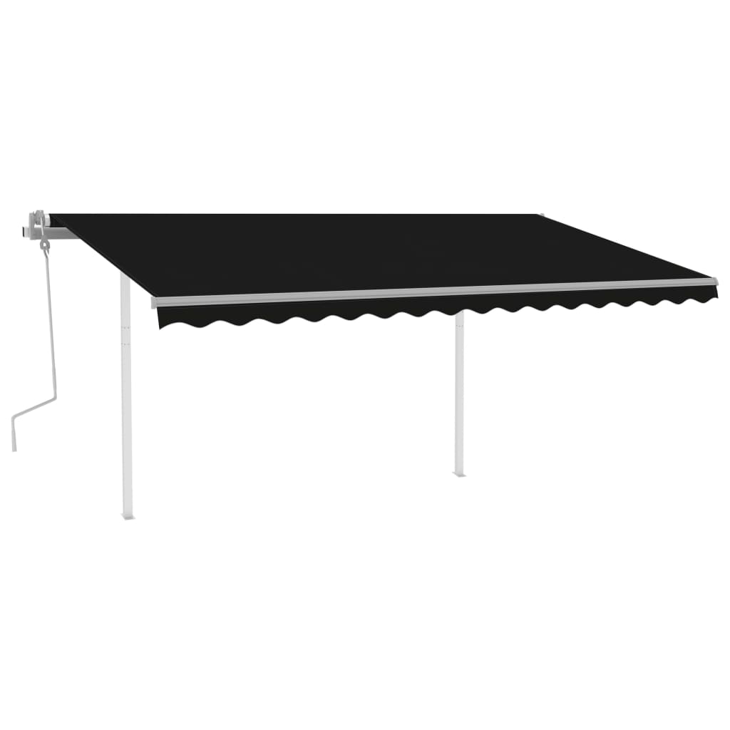8720286402634_g_en_hd_1 vidaXL Manual Retractable Awning with Posts 4x3 m Anthracite - Image 2