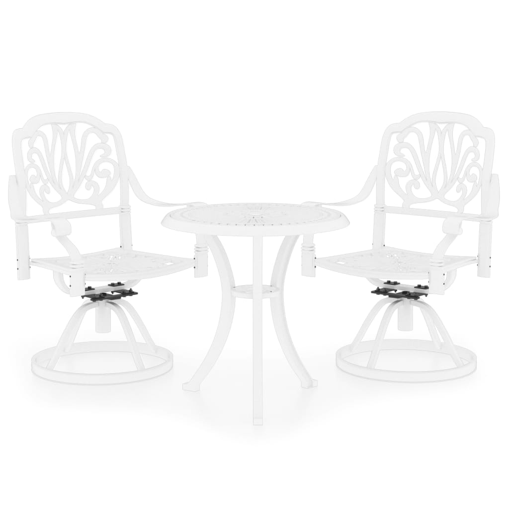 8720286406250_a_en_hd_1 vidaXL 3 Piece Bistro Set Cast Aluminium White - Image 2