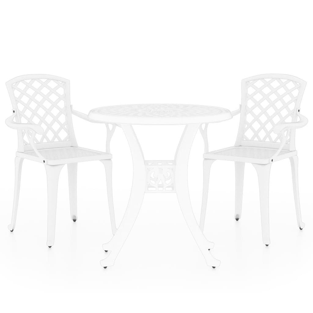 8720286406373_a_en_hd_1 vidaXL 3 Piece Bistro Set Cast Aluminium White - Image 2