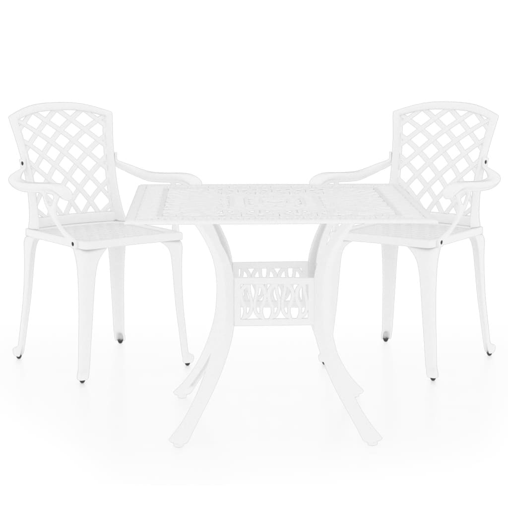 8720286406434_a_en_hd_1 vidaXL 3 Piece Bistro Set Cast Aluminium White - Image 2