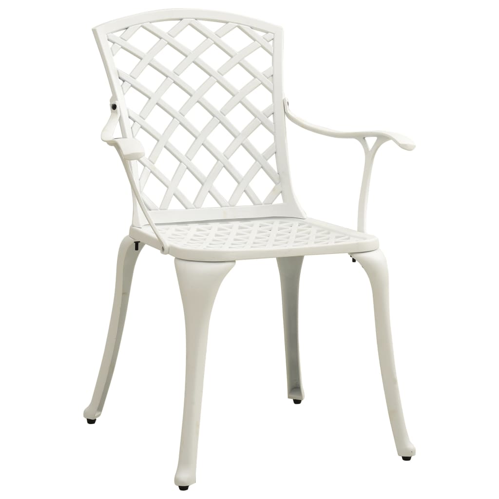 8720286406434_g_en_hd_2 vidaXL 3 Piece Bistro Set Cast Aluminium White - Image 4