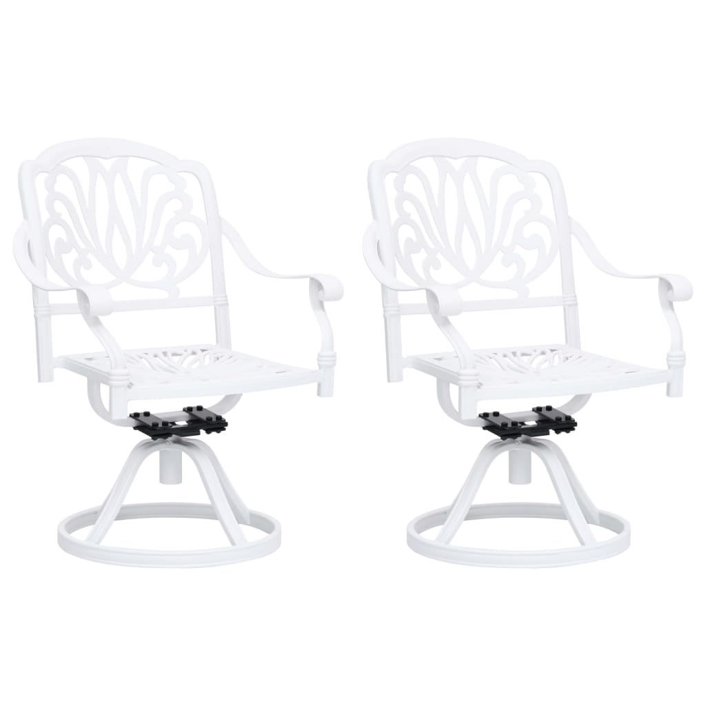 8720286406465_g_en_hd_1 vidaXL 3 Piece Bistro Set Cast Aluminium White - Image 3