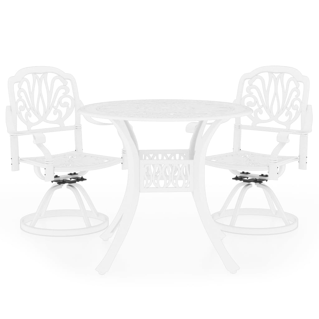 8720286406496_a_en_hd_1 vidaXL 3 Piece Bistro Set Cast Aluminium White - Image 2