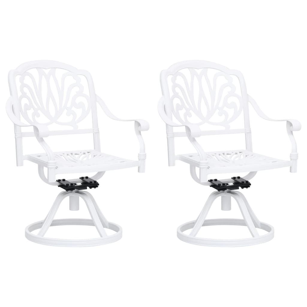 8720286406496_g_en_hd_1 vidaXL 3 Piece Bistro Set Cast Aluminium White - Image 3