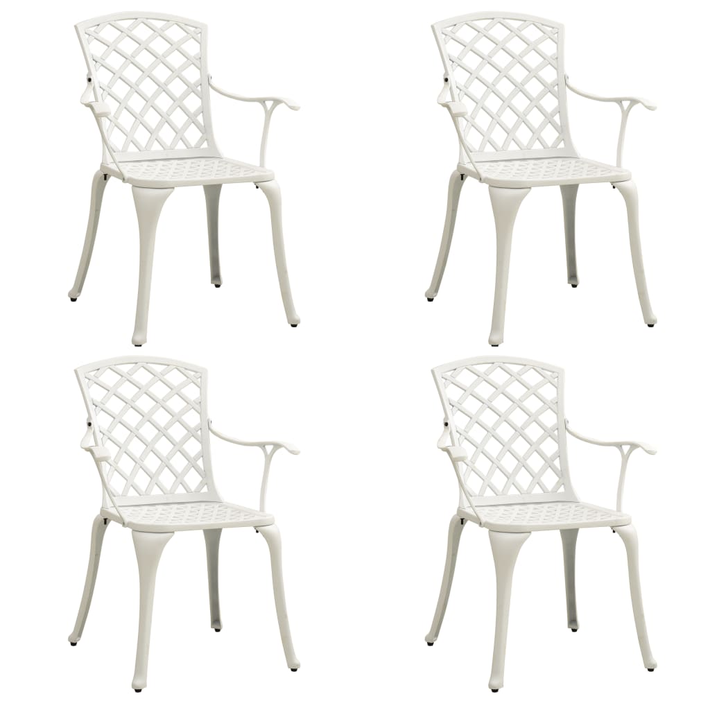 8720286406670_g_en_hd_1 vidaXL 5 Piece Bistro Set Cast Aluminium White - Image 3