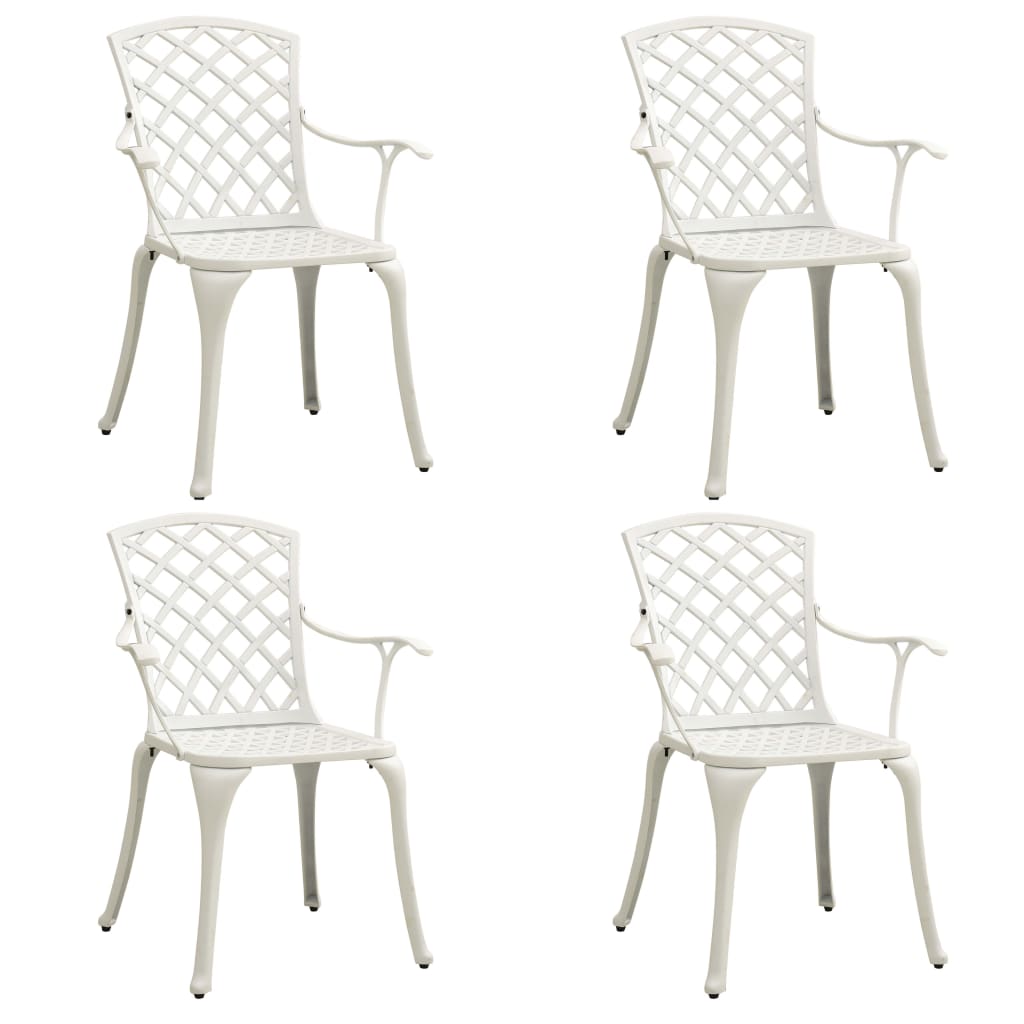 8720286406700_g_en_hd_1 vidaXL 5 Piece Bistro Set Cast Aluminium White - Image 3