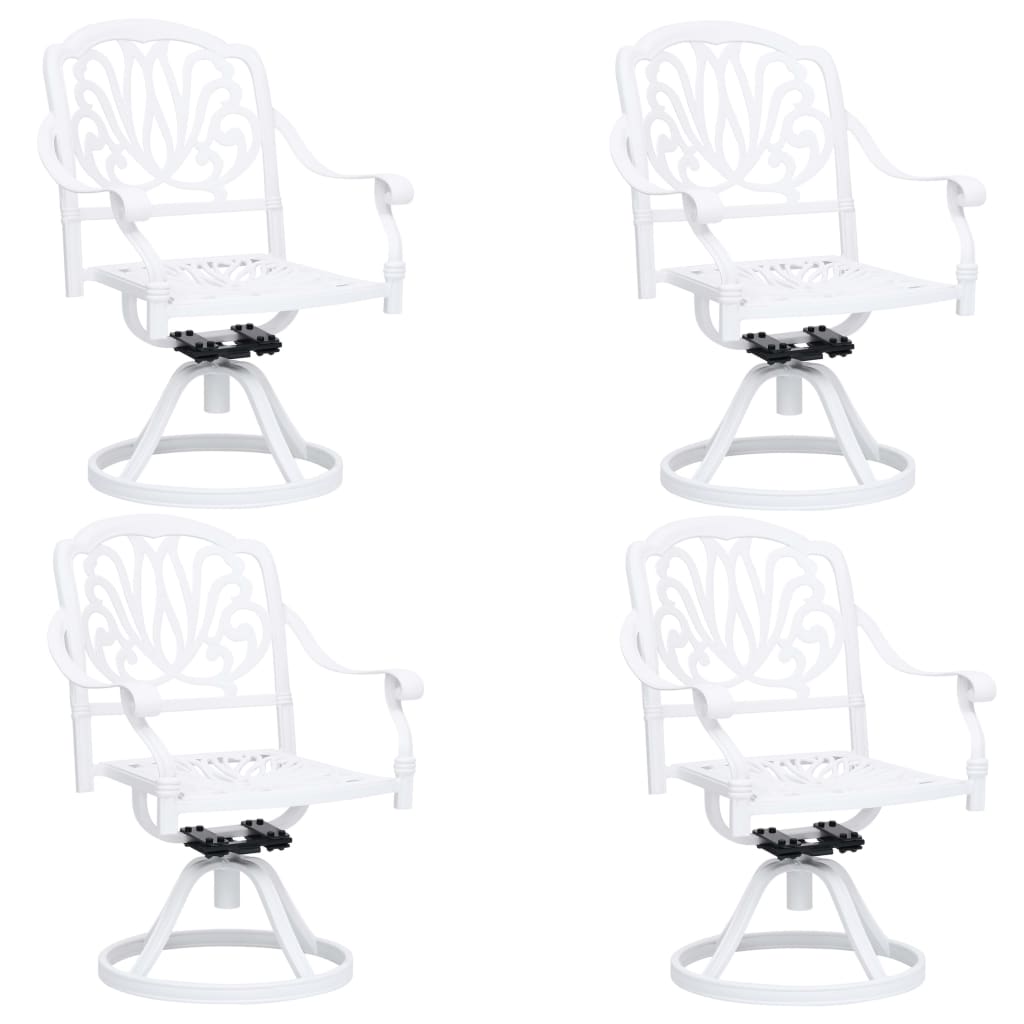 8720286406731_g_en_hd_1 vidaXL 5 Piece Bistro Set Cast Aluminium White - Image 3
