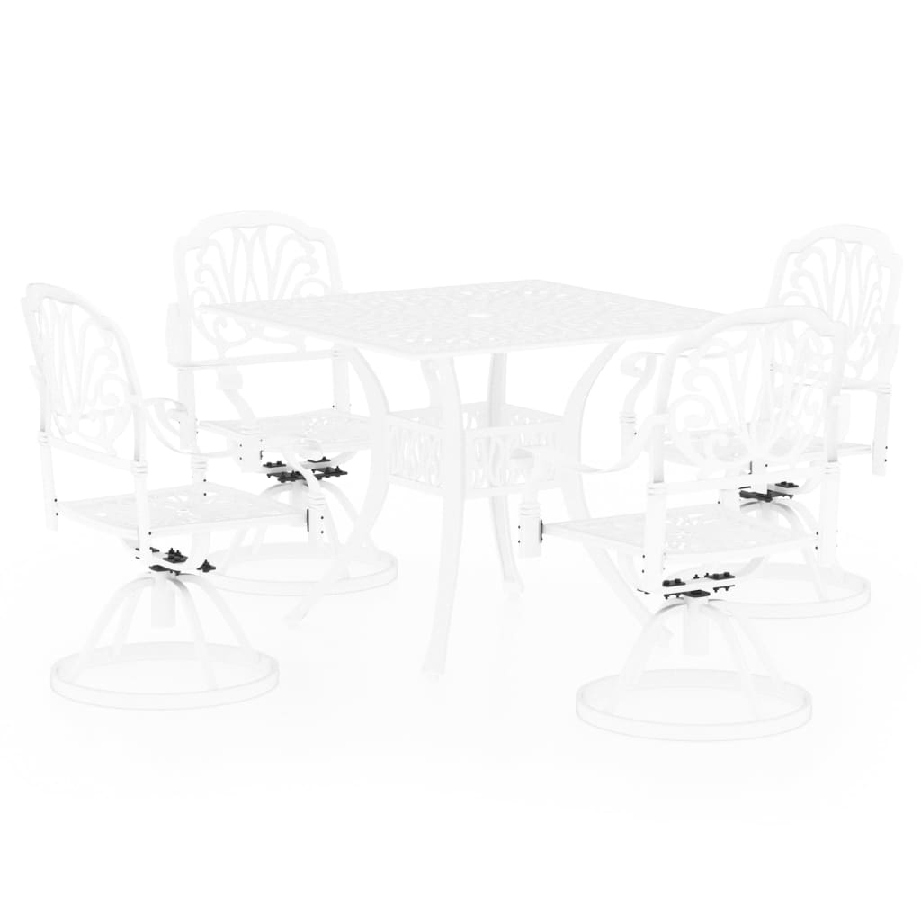 8720286406793_a_en_hd_1 vidaXL 5 Piece Bistro Set Cast Aluminium White - Image 2