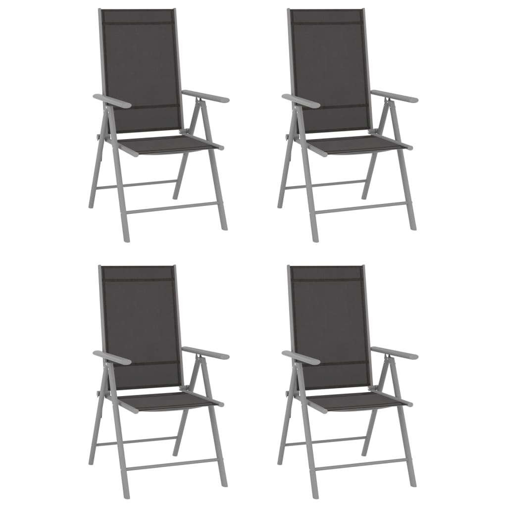 8720286407127_g_en_hd_1 vidaXL 5 Piece Garden Dining Set Aluminium and Textilene Silver - Image 2