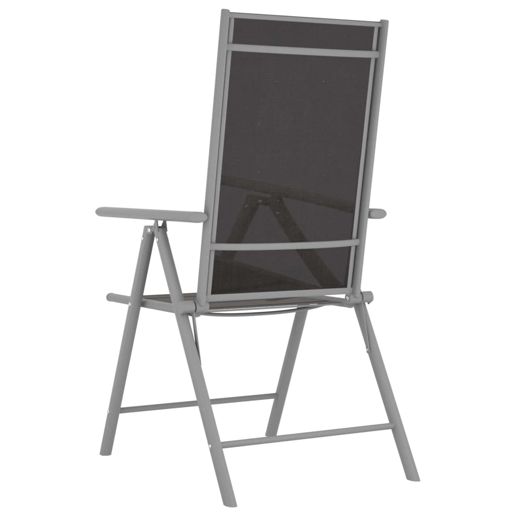 8720286407127_g_en_hd_5 vidaXL 5 Piece Garden Dining Set Aluminium and Textilene Silver - Image 6
