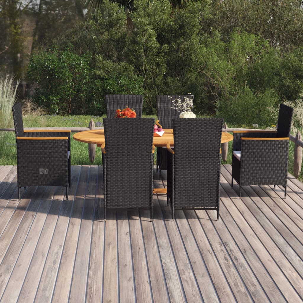 8720286408117_m_en_hd_1 vidaXL 7 Piece Garden Dining Set Poly Rattan Black - Image 1