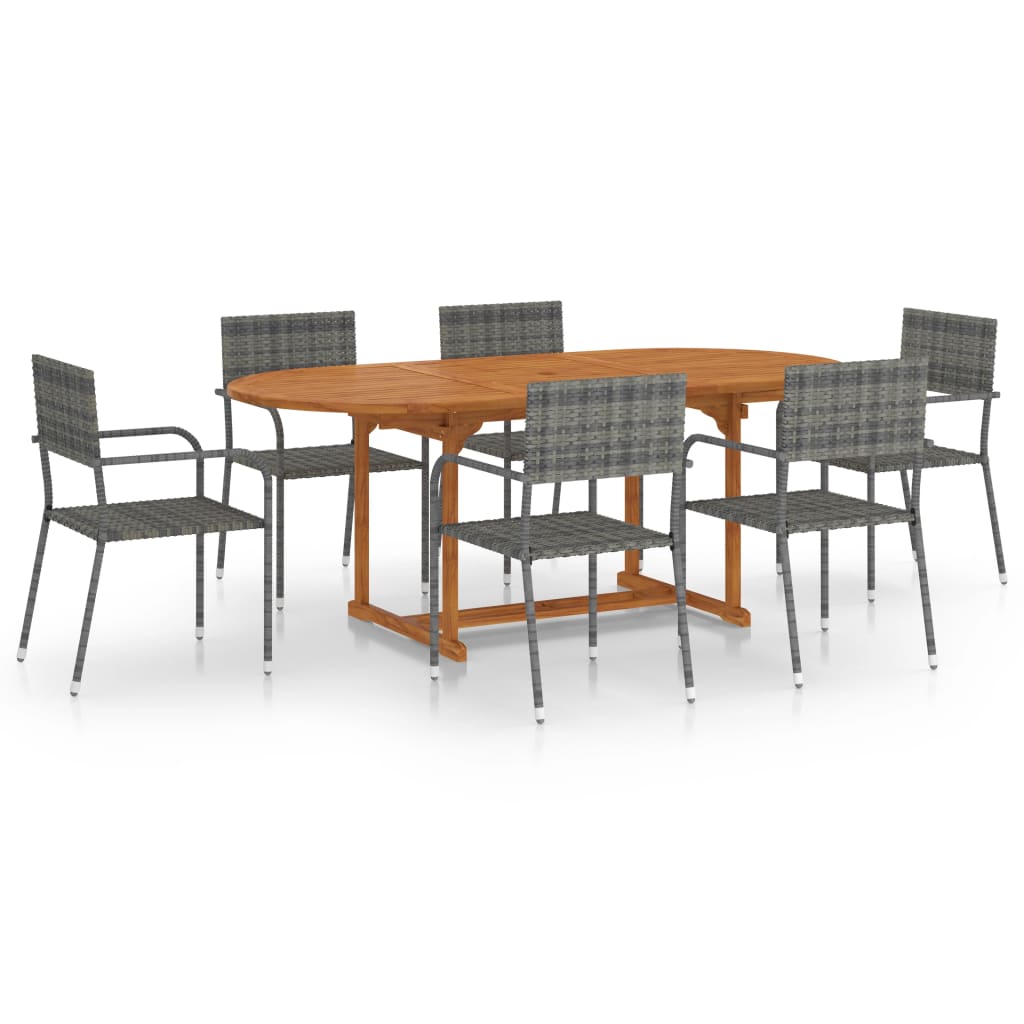 8720286408155_a_en_hd_1 vidaXL 7 Piece Garden Dining Set Poly Rattan Anthracite - Image 2