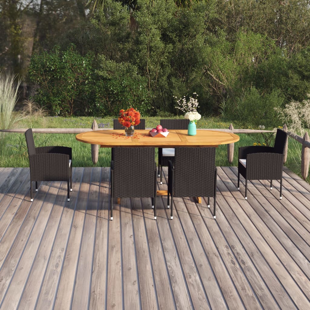 8720286408162_m_en_hd_1 vidaXL 7 Piece Garden Dining Set Poly Rattan Black - Image 1