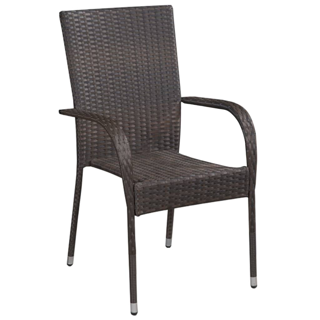 8720286411155_g_en_hd_4 vidaXL 5 Piece Garden Dining Set Brown - Image 5