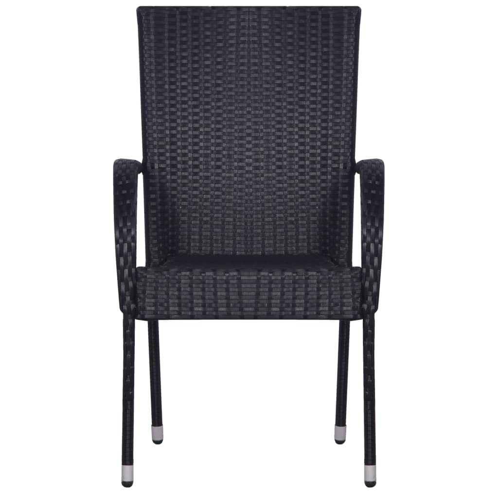 8720286411162_g_en_hd_5 vidaXL 5 Piece Garden Dining Set Black - Image 6