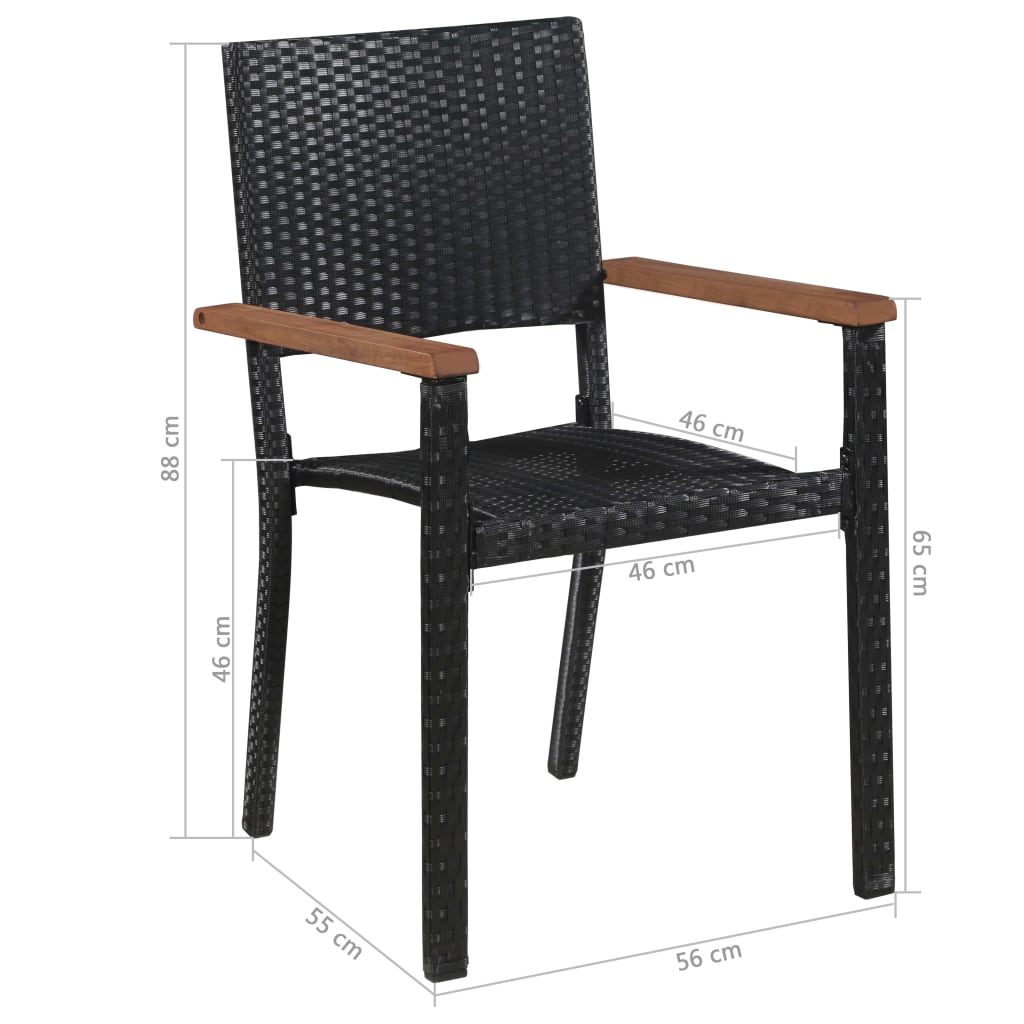 8720286411315_g_en_hd_9 vidaXL 5 Piece Garden Dining Set Black - Image 10